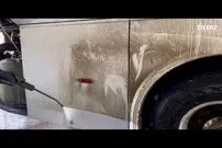(ویدئو) فرآیند شست و شوی یک اتوبوس کثیف با پرداخت هزینه 13 میلیون تومان