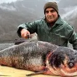 ببینید| غذای روستایی در آذربایجان؛ کباب کردن ماهی غول پیکر در تنور زیر زمینی