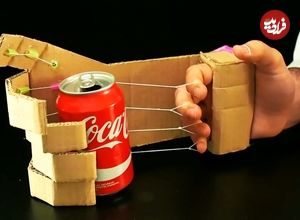 ببینید؛ نحوه ساخت یک دست رباتیک کاربردی و خلاقانه با مقوا در خانه