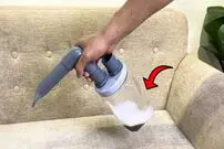 (ویدئو) چگونه با یک ظرف پلاستیکی و لوله PVC یک مبل شوی قوی بسازیم؟