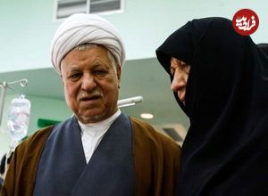 عکس؛ سفر در زمان؛ «هاشمی رفسنجانی در 24 سالگی در کنار همسرش»؛ سال 1337