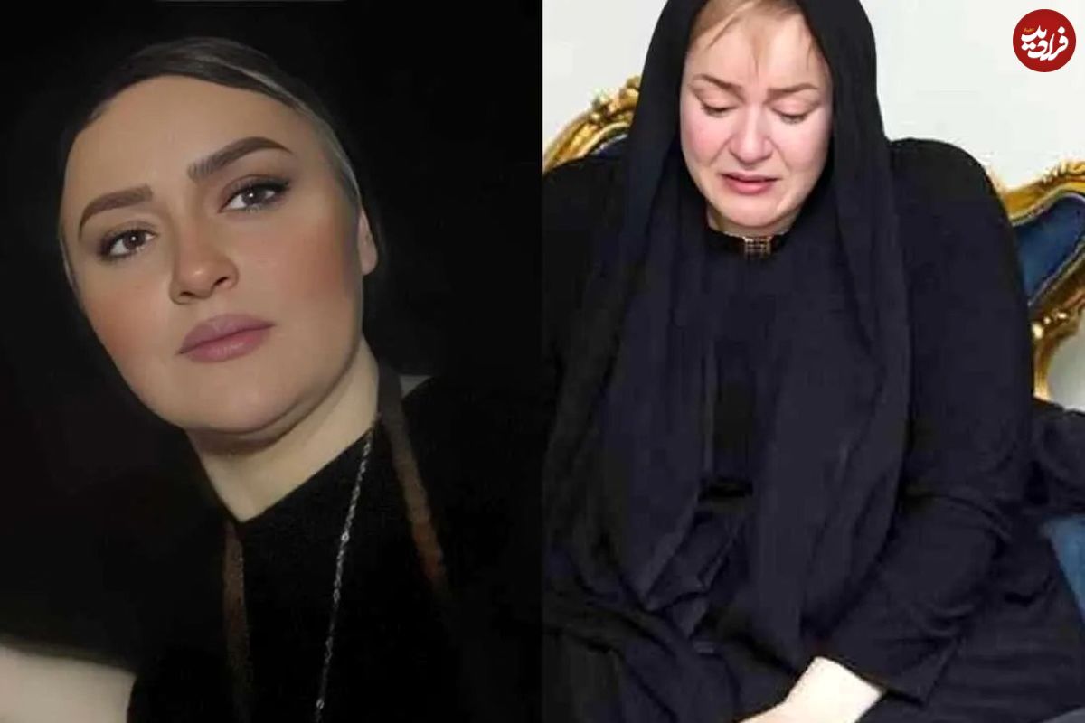 عکس؛ نعیمه نظامدوست در جنگ اخیر عزادار شد