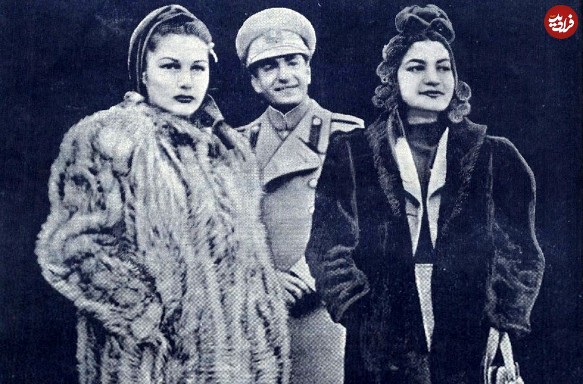 عکس؛ سفر در زمان؛ «محمدرضا پهلوی در کنار فوزیه و خانواده همسر مصری اش»؛ سال 1317