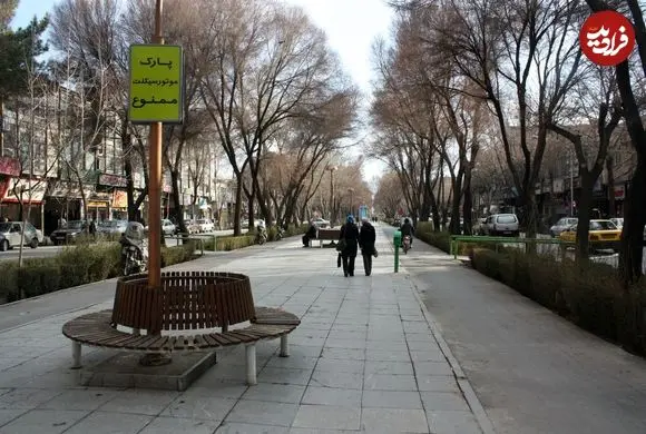 عکس| سفر به ایران قدیم؛ نمایی از خیابان «چهار باغ اصفهان» در زمان قاجار