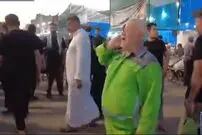 ( ویدیو) اذان زیبای پاکبان تهرانی در کربلای معلی