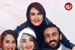 عکس| سفر زمان؛ «فاطمه گودرزی و مهران مدیری» 25 سال قبل در پشت‌صحنه «دردسر والدین»