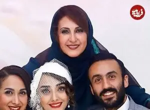 عکس| سفر زمان؛ «فاطمه گودرزی و مهران مدیری» 25 سال قبل در پشت‌صحنه «دردسر والدین»