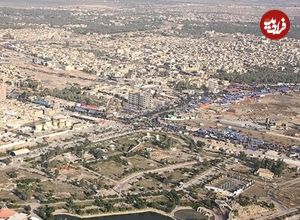 ببینید؛ لحظات ریزش پل در حال ساخت در کربلا 