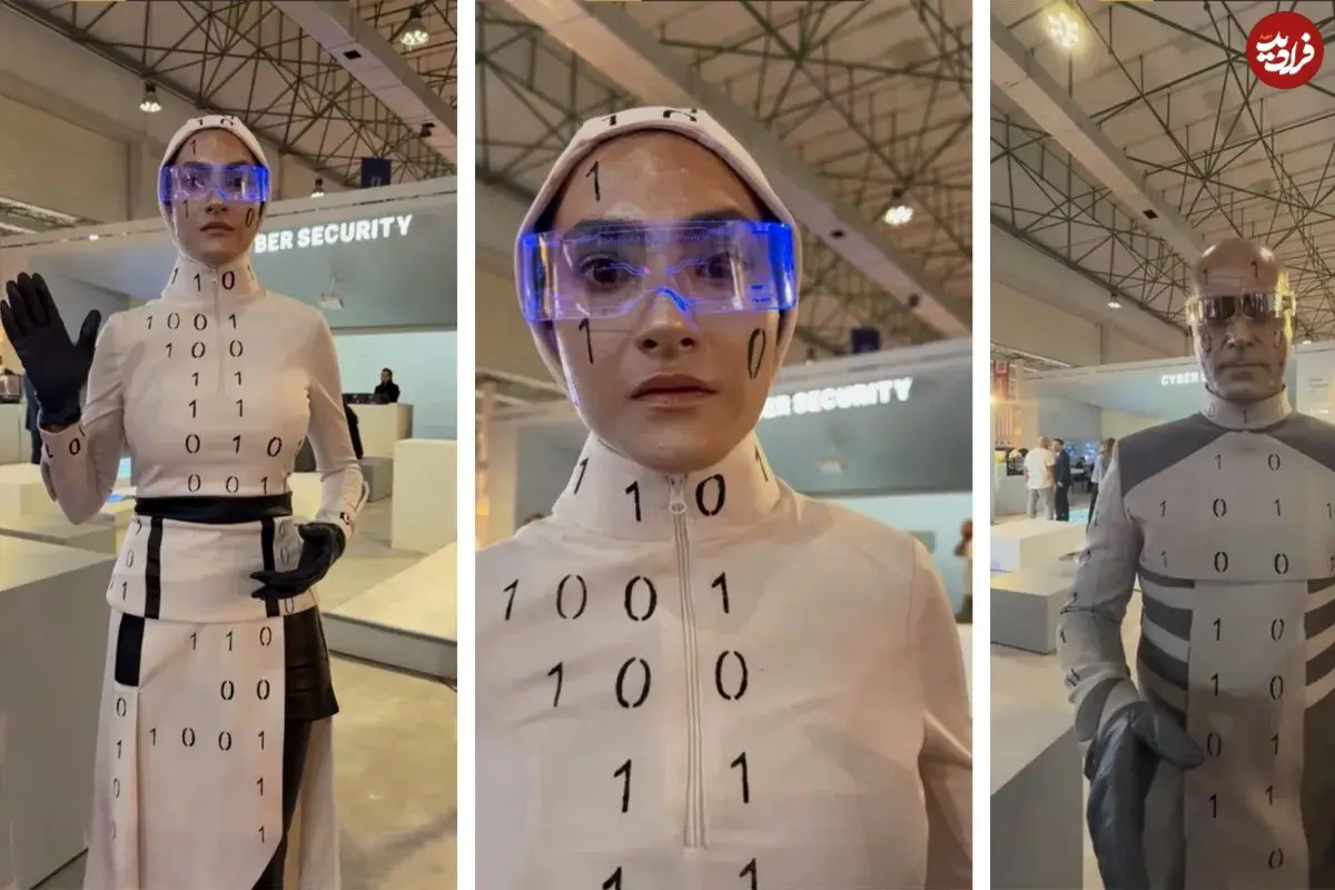 جنجال در نمایشگاه اینوتکس کیش؛ انسان‌ها را جای ربات جا زدند!