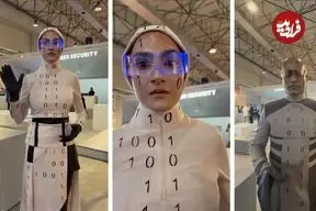 جنجال در نمایشگاه اینوتکس کیش؛ انسان‌ها را جای ربات جا زدند!