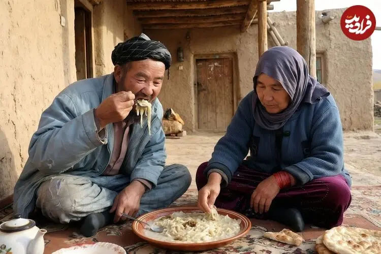 ببینید| غذای روستایی در افغانستان؛ پخت سوپ با شلغم های تازه