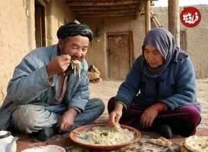 ببینید| غذای روستایی در افغانستان؛ پخت سوپ با شلغم های تازه