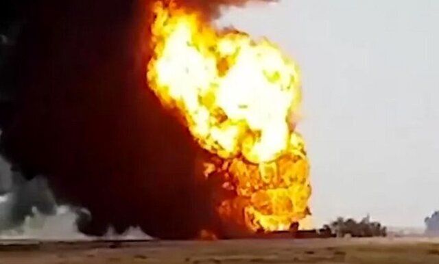 ( ویدیو) لحظه اصابت پهپادهای اوکراینی به هواپیماهای ترابری نظامی روسیه در فرودگاه پسکوف