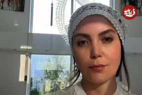 عکس| سفر زمان؛ چهرۀ «آیناز» (سریال آنام) در پشت صحنه سریال «جزیره»