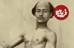 عکس| سفر زمان؛ عکس آتلیه‌ای دو کشتی‌گیر اصفهانی در دوران قاجار