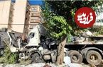 ببینید؛ حادثه در تهرانپارس؛ کامیون چندین خودروی سواری را در اتوبان باقری زیر گرفت!