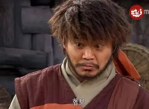 عکس| سفر زمان؛ فیگور گرفتن «هیوبو» در پشت صحنه سریال «جومونگ»