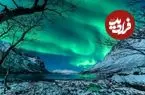 عکس روز ناسا؛ رقص سبز شفق‌ها در آسمان نروژ