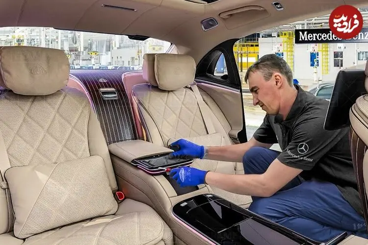 ببینید| فرآیند صفر تا صد تولید خودروی لوکس مرسدس بنز مایباخ کلاس S