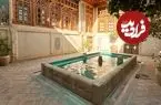 عکس| سفر به ایران قدیم؛ حیاط خانۀ یک تاجر شیرازی؛ 136 سال قبل