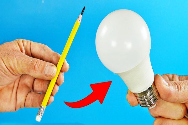 (ویدئو) یک روش تازه برای تعمیر لامپ ال ای دی «LED» با مداد