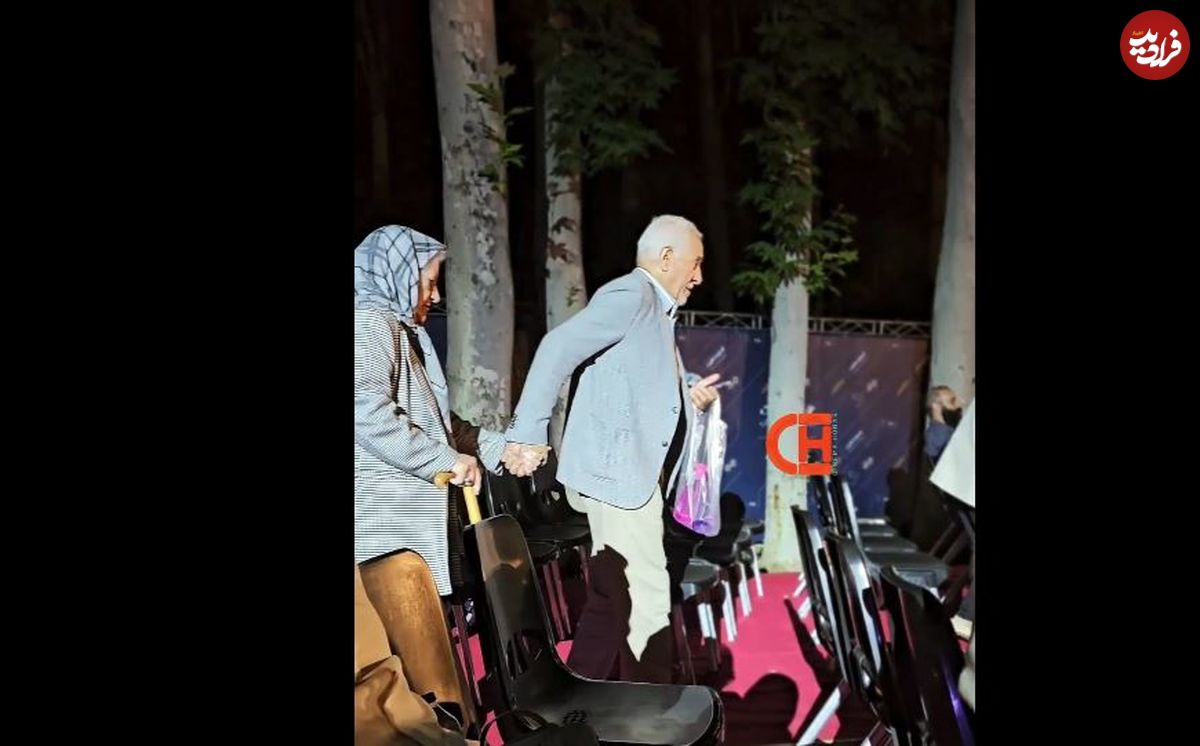 (ویدئو) عاشقانه تحسین برانگیز این پدربزرگ و مادربزرگِ تهرانی در کنسرت علیرضا قربانی