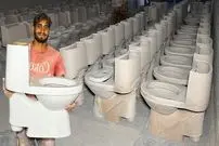 ببینید| توالت فرنگی چگونه در کارگاه های پاکستان تولید می شود؟