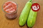 ببینید| طرز تهیه یک خوراک جدید با کدو سبز و گوشت چرخ کرده