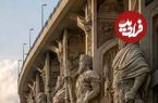 تصاویر؛ طراحی پل با ایده اساطیر باستانی ایران در شیراز
