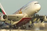 (ویدئو) صدای هولناک موتورهای غول پیکر ایرباس A380 به هنگام تیک آف
