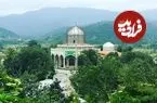 عکس| سفر زمان؛ منظرۀ امام‌زاده هاشم رشت در دوران ناصرالدین شاه