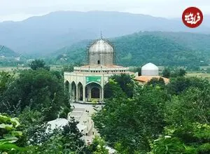عکس| سفر زمان؛ منظرۀ امام‌زاده هاشم رشت در دوران ناصرالدین شاه