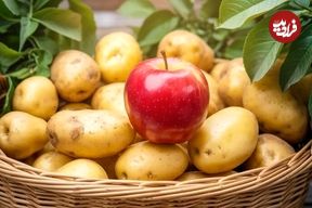 چطور سیب از خراب شدن سیب زمینی جلوگیری می‌کند؟