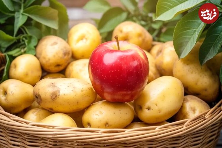چطور سیب از خراب شدن سیب زمینی جلوگیری می‌کند؟