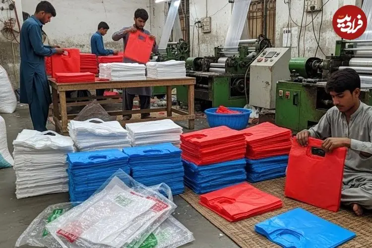 ببینید| فرآیند بازیافت ضایعات پلاستیکی و تولید کیسه های پلاستیکی با آن ها