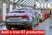 ببینید؛ نگاهی به مراحل تولید خودروی برقی سوپر لوکس آئودی e-tron GT