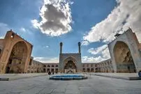 (عکس) نمایی متفاوت از مسجد جامع اصفهان