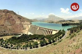 تصاویر نگران‌کننده از سد لتیان تهران؛ زنگ خطر به صدا درآمد