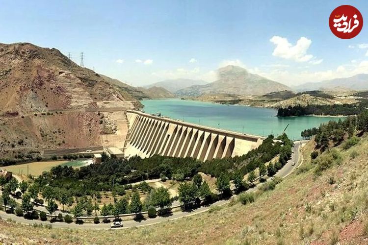 تصاویر نگران‌کننده از سد لتیان تهران؛ زنگ خطر به صدا درآمد