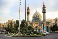پیغام معنادار روی دیوارنگاره میدان فلسطین به سه زبان