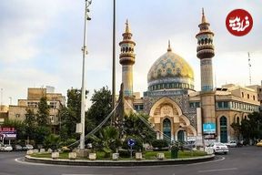 پیغام معنادار روی دیوارنگاره میدان فلسطین به سه زبان
