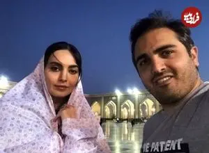 عکس| سفر زمان؛ چهرۀ خندان «مهشید جوادی» در پشت‌صحنۀ سریال «آنام»