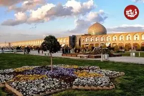 عکس| سفر زمان؛ تصویری 165 ساله از میدان نقش جهان اصفهان