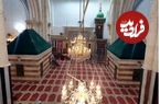 عکس؛ سفر در زمان؛ «مزار حضرت یحیی (ع) در مسجد اموی در شهر دمشق»؛ سال 1299