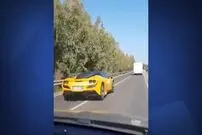 ( ویدیو) تصادف خودروهای گران‌ قیمت در جاده 