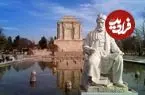 عکس| سفر به ایران قدیم؛ مقبرۀ فردوسی وقتی هنوز شبیه «هرم» بود؛ 93 سال قبل