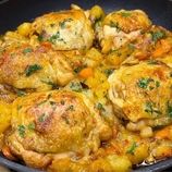 ببینید؛ طرز تهیه یک شام متفاوت با 5 عدد ران مرغ و سبزیجات به روش ایتالیایی ها