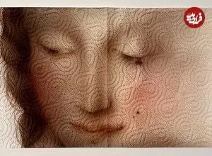 عکس| نقاشی‌های دستمال‌کاغذی