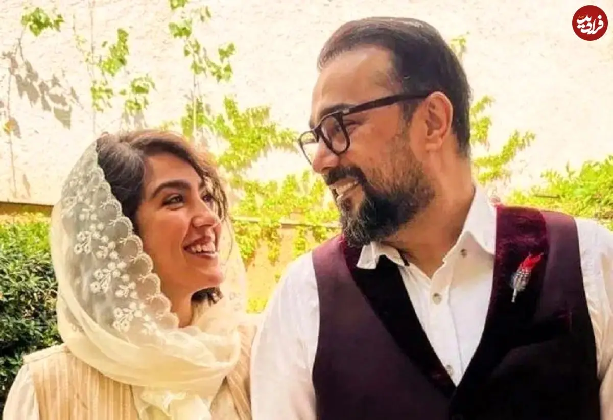 عکس؛ عاشقانه سپند امیرسلیمانی و همسرش روی صحنه تئاتر