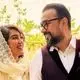 عکس؛ عاشقانه سپند امیرسلیمانی و همسرش روی صحنه تئاتر